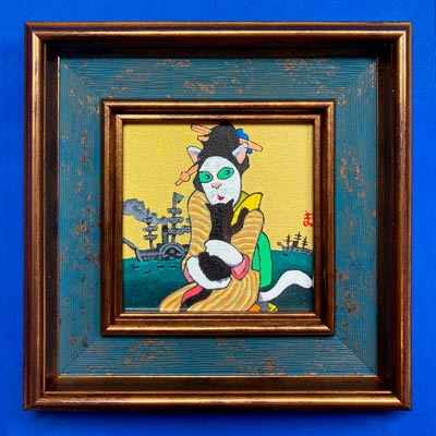 10cmアクリル画　No.37